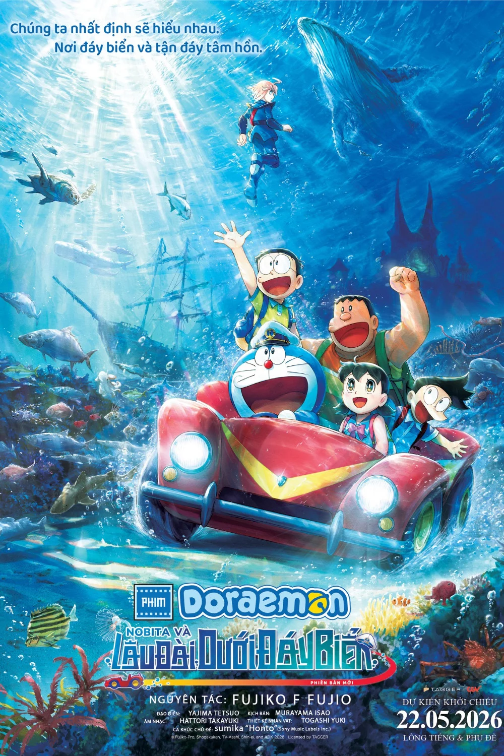 Xem Phim Doraemon: Phiên Bản Mới – Nobita Và Lâu Đài Dưới Đáy Biển